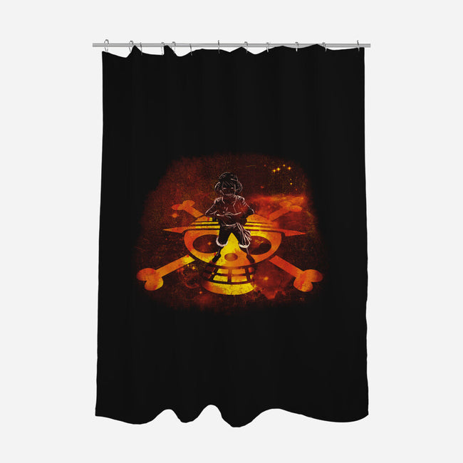 The Pirate Crew-none polyester shower curtain-kharmazero