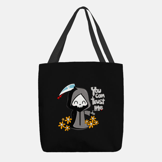 You Can Trust Me-none basic tote bag-Rydro