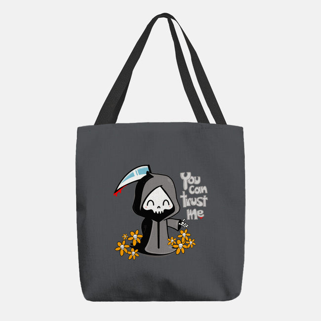 You Can Trust Me-none basic tote bag-Rydro