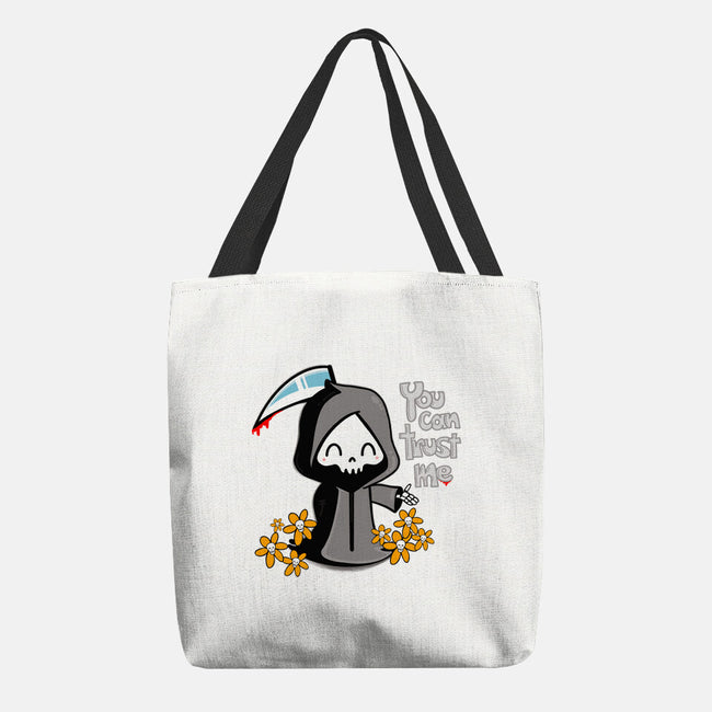 You Can Trust Me-none basic tote bag-Rydro