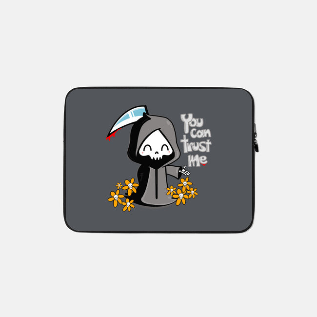 You Can Trust Me-none zippered laptop sleeve-Rydro