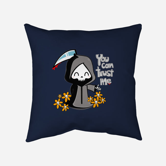 You Can Trust Me-none removable cover throw pillow-Rydro
