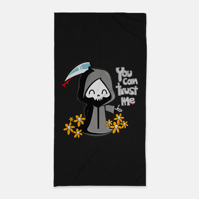 You Can Trust Me-none beach towel-Rydro