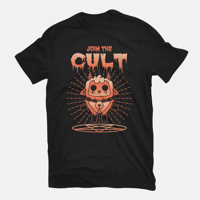 Join The Cult-womens fitted tee-Logozaste