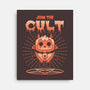 Join The Cult-none stretched canvas-Logozaste