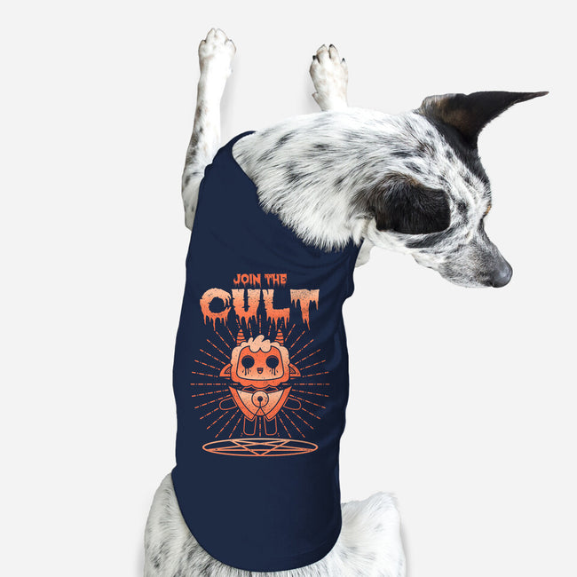 Join The Cult-dog basic pet tank-Logozaste