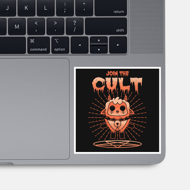 Join The Cult-none glossy sticker-Logozaste