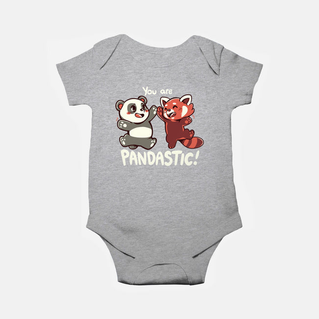 You Are Pandastic-baby basic onesie-TechraNova