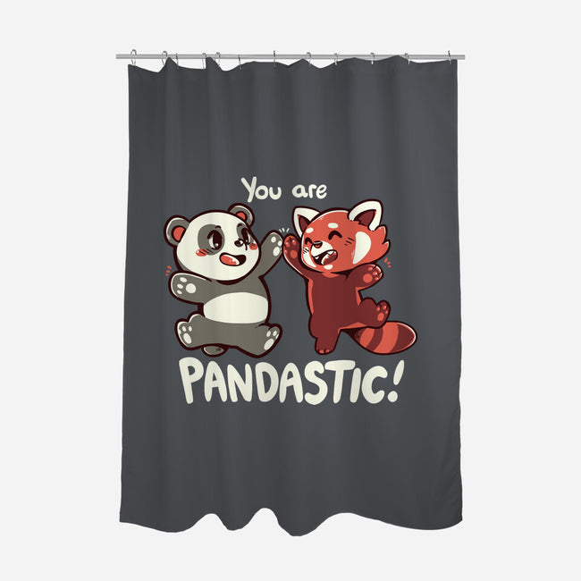 You Are Pandastic-none polyester shower curtain-TechraNova