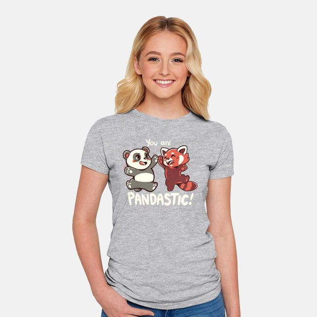 You Are Pandastic-womens fitted tee-TechraNova