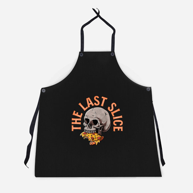 The Last Slice-unisex kitchen apron-zillustra