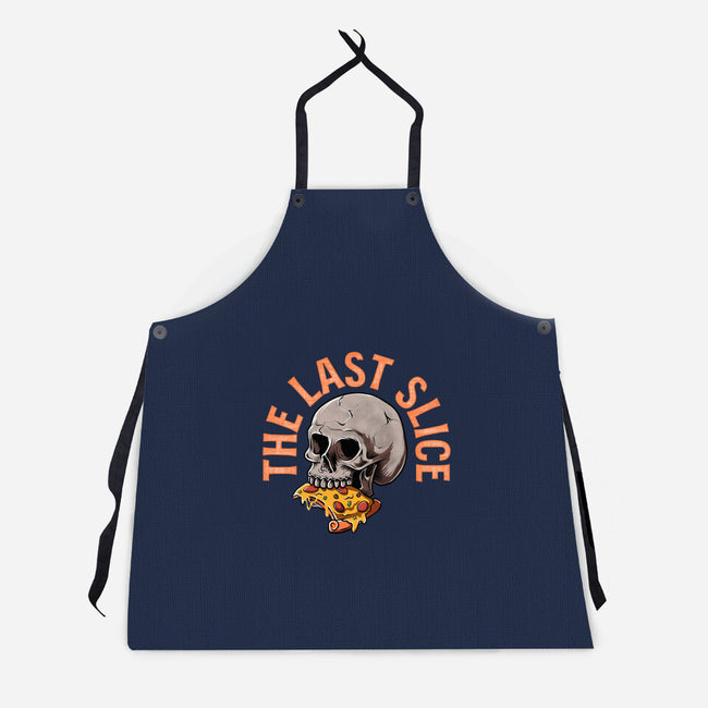 The Last Slice-unisex kitchen apron-zillustra