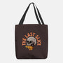 The Last Slice-none basic tote bag-zillustra