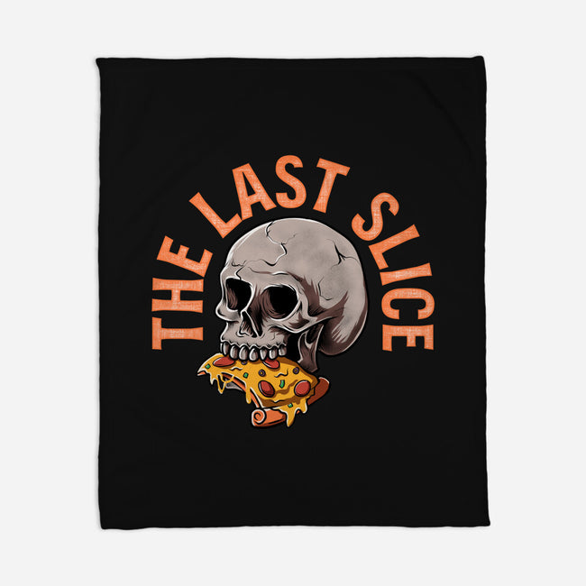 The Last Slice-none fleece blanket-zillustra