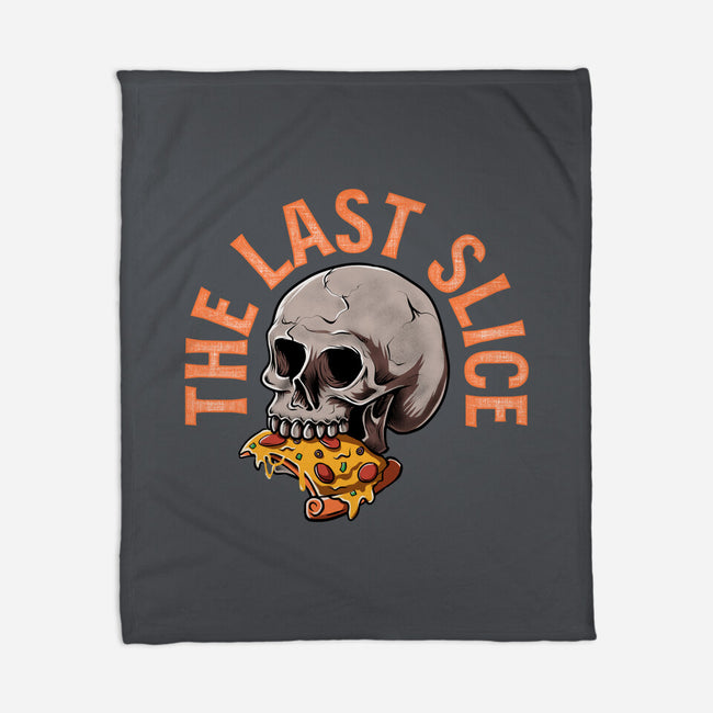 The Last Slice-none fleece blanket-zillustra