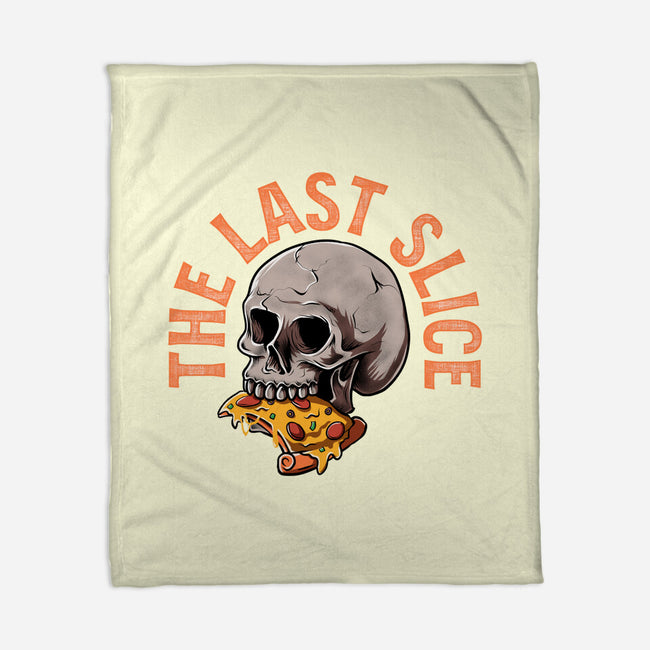 The Last Slice-none fleece blanket-zillustra