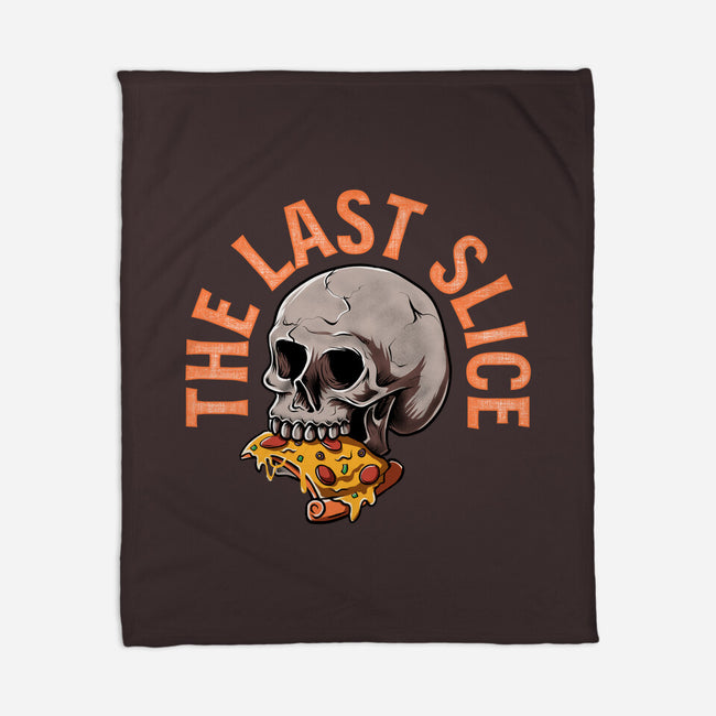The Last Slice-none fleece blanket-zillustra