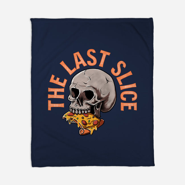 The Last Slice-none fleece blanket-zillustra