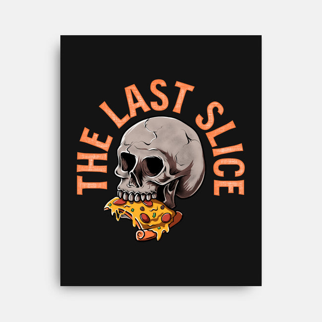 The Last Slice-none stretched canvas-zillustra