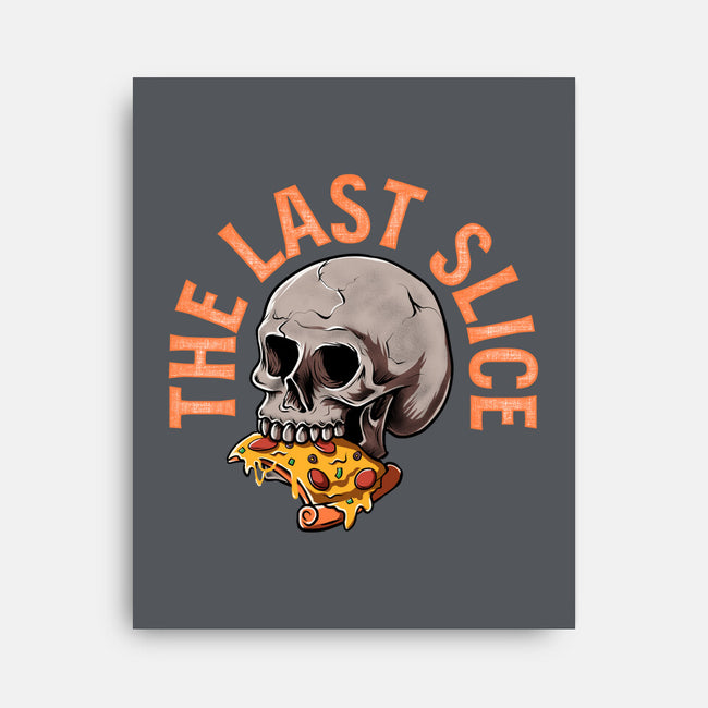 The Last Slice-none stretched canvas-zillustra