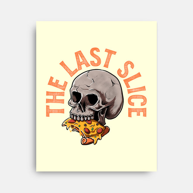 The Last Slice-none stretched canvas-zillustra