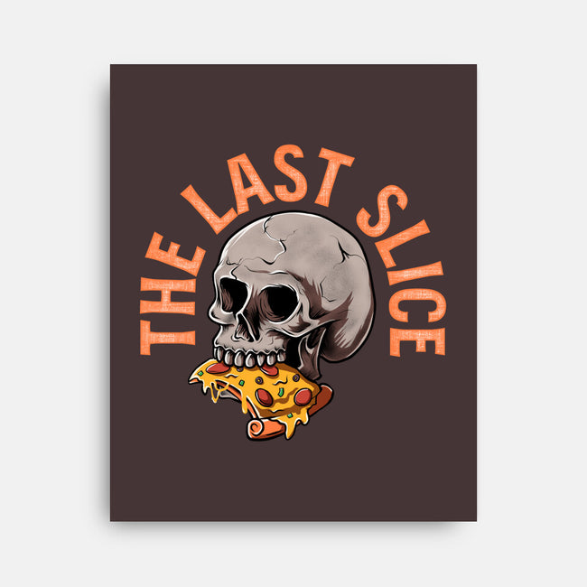 The Last Slice-none stretched canvas-zillustra