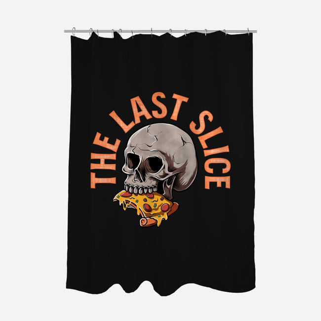 The Last Slice-none polyester shower curtain-zillustra