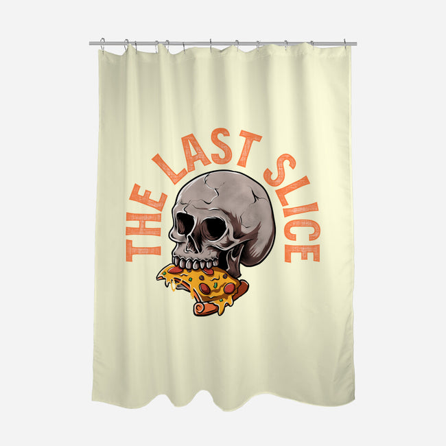 The Last Slice-none polyester shower curtain-zillustra