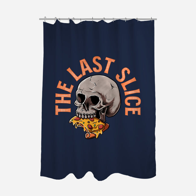 The Last Slice-none polyester shower curtain-zillustra