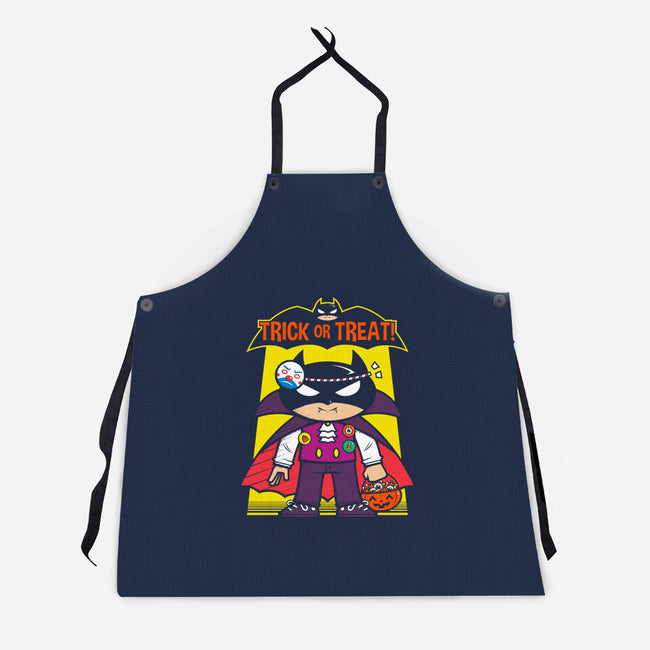 Batsy Trick Or Treat-unisex kitchen apron-krisren28