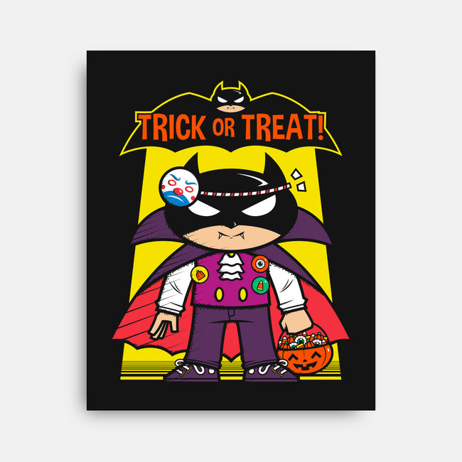 Batsy Trick Or Treat-none stretched canvas-krisren28