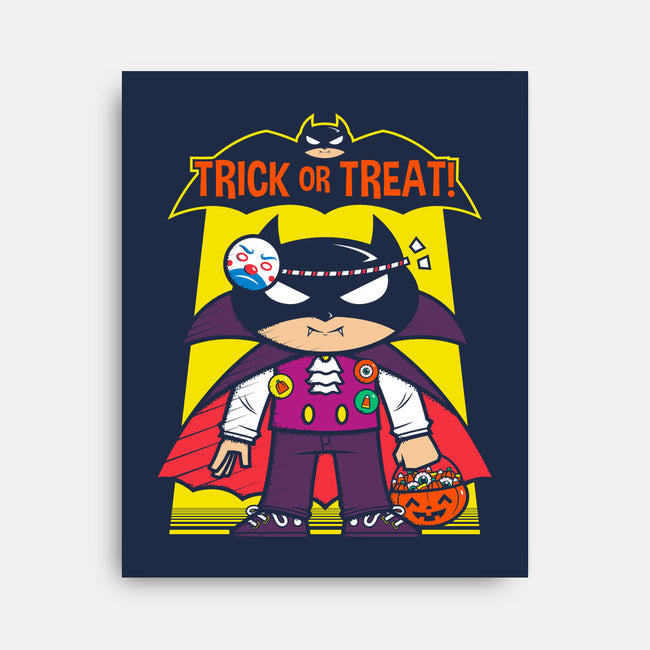 Batsy Trick Or Treat-none stretched canvas-krisren28