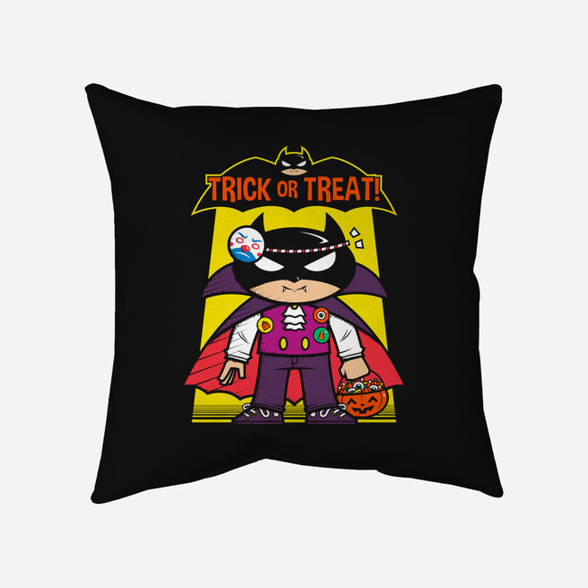 Batsy Trick Or Treat-none removable cover w insert throw pillow-krisren28