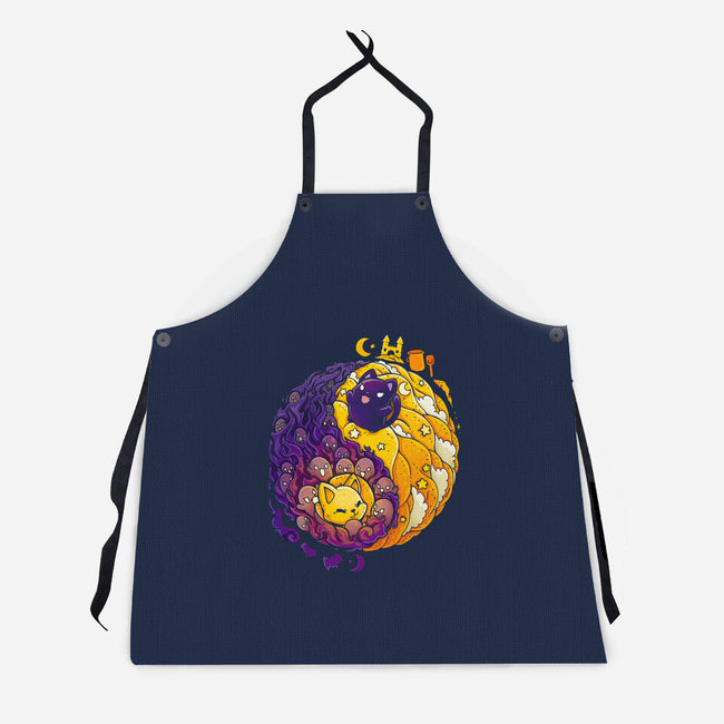 YinYang Nightmare Dream-unisex kitchen apron-Vallina84