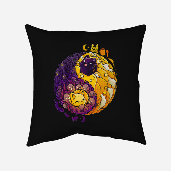 YinYang Nightmare Dream-none removable cover w insert throw pillow-Vallina84