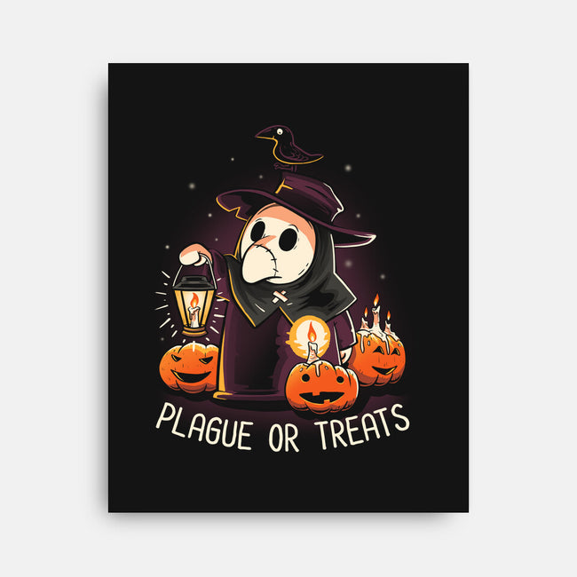 Plague Or Treats-none stretched canvas-koalastudio