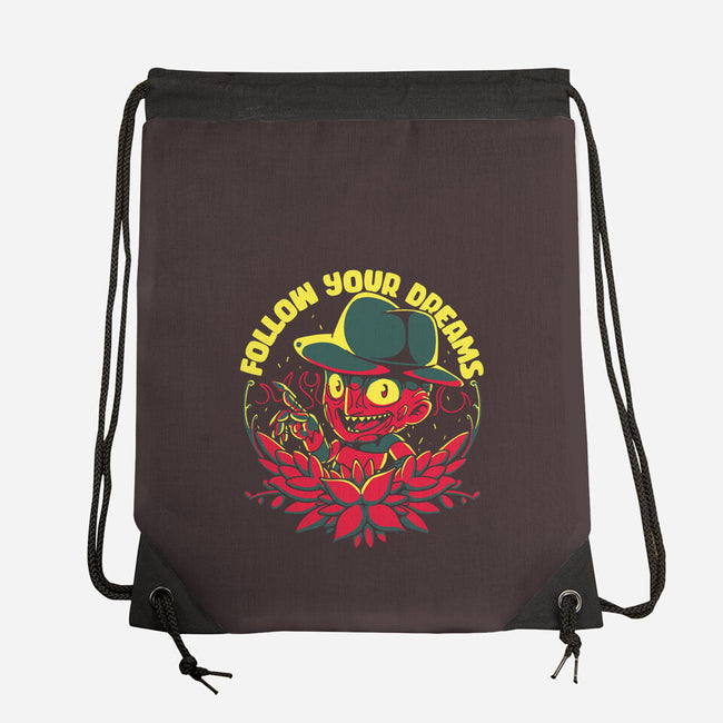 Dreamer Advice-none drawstring bag-estudiofitas