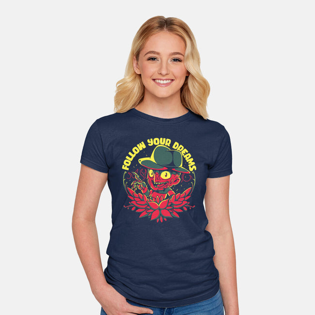 Dreamer Advice-womens fitted tee-estudiofitas