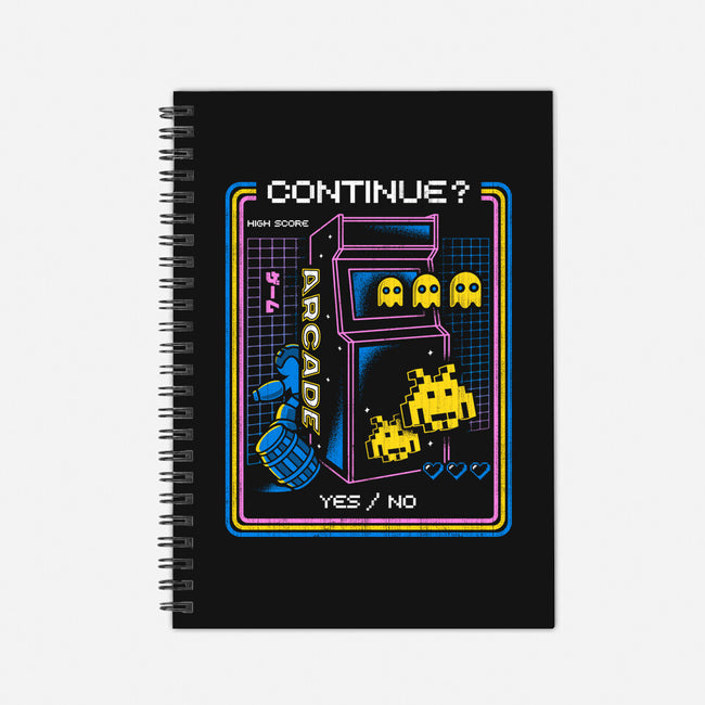 Retro Arcade Gaming-none dot grid notebook-Logozaste