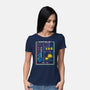 Retro Arcade Gaming-womens basic tee-Logozaste