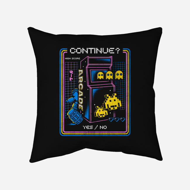 Retro Arcade Gaming-none removable cover throw pillow-Logozaste