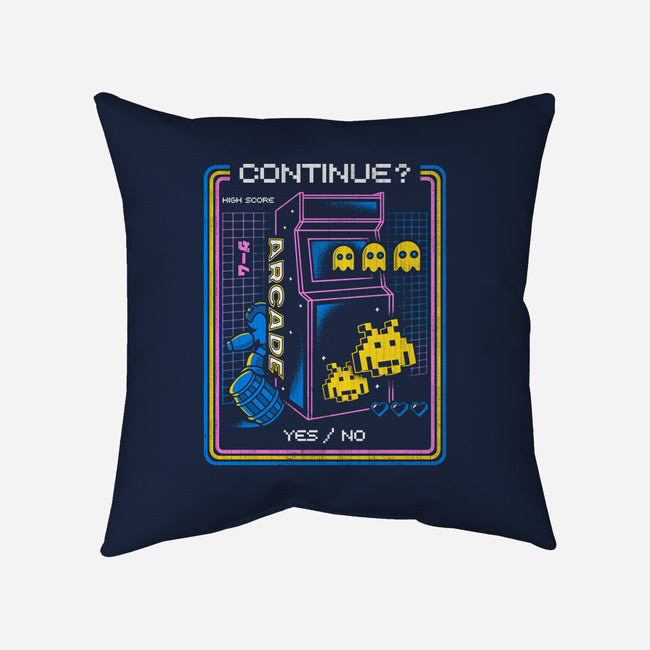 Retro Arcade Gaming-none removable cover throw pillow-Logozaste