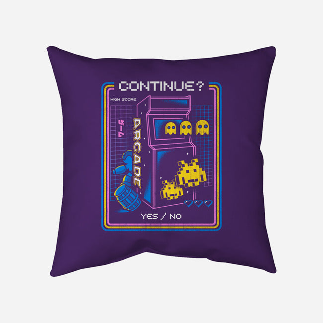 Retro Arcade Gaming-none removable cover throw pillow-Logozaste