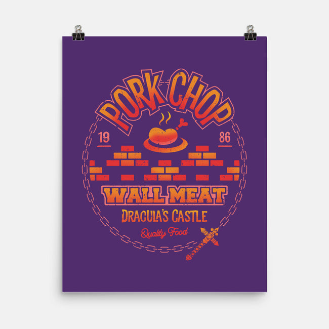Pork Chop-none matte poster-Logozaste