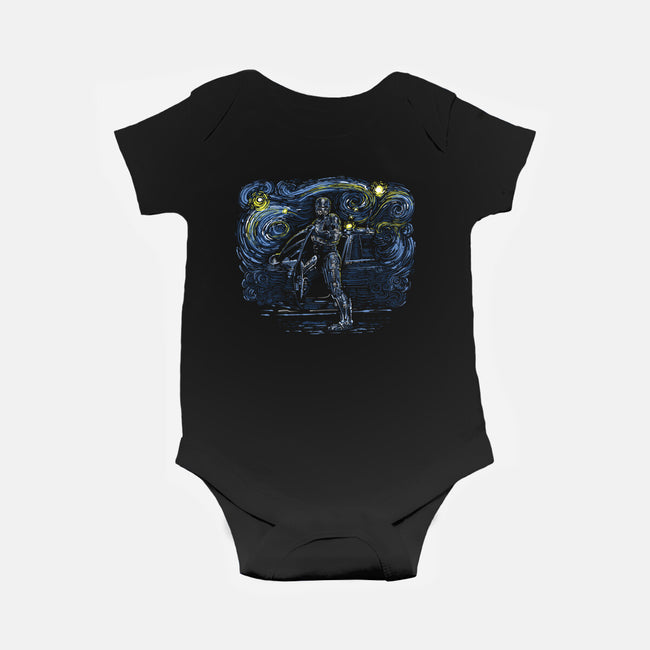 Starry Cop-baby basic onesie-zascanauta