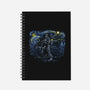 Starry Cop-none dot grid notebook-zascanauta