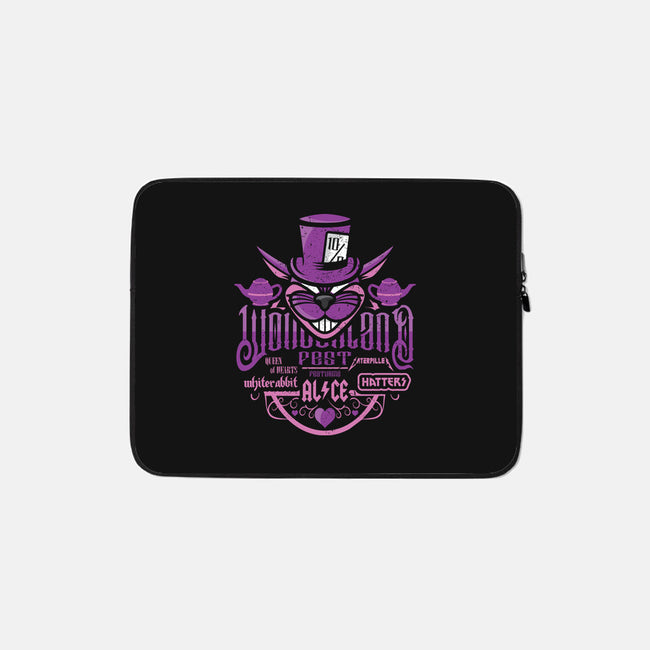 Wonderland Fest-none zippered laptop sleeve-jrberger