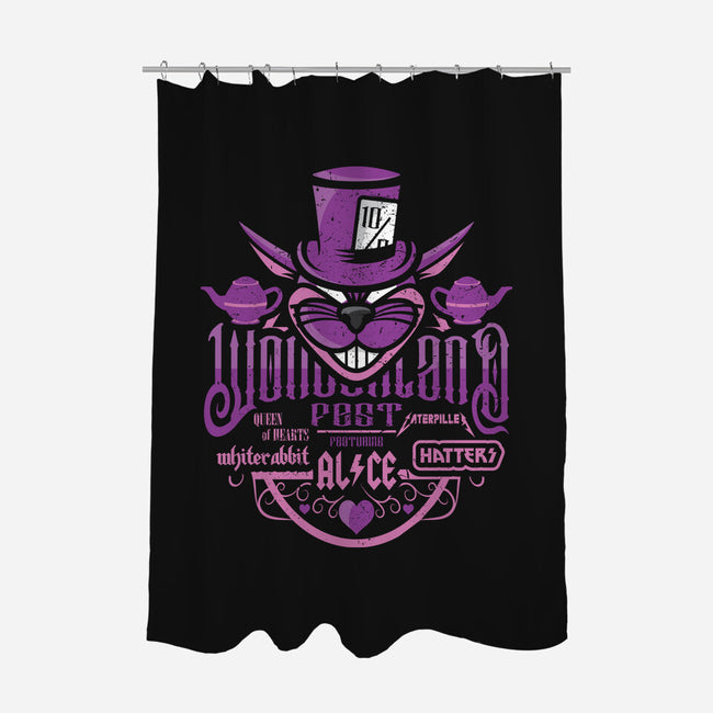 Wonderland Fest-none polyester shower curtain-jrberger