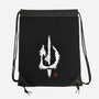 Evil's Signature-none drawstring bag-retrodivision