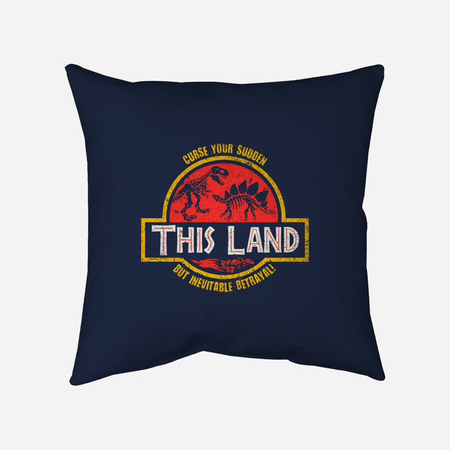 This Land-none removable cover w insert throw pillow-kg07